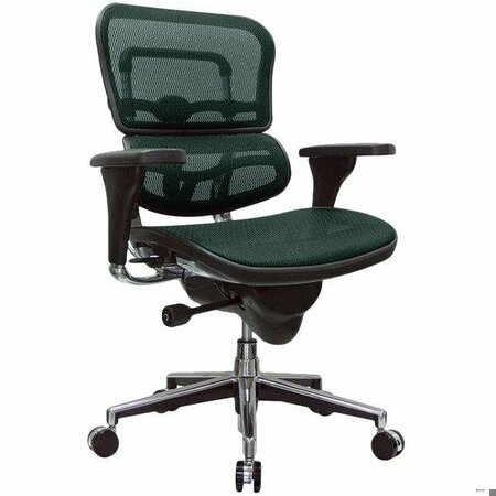 HOMEROOTS Green Mesh Chair 26.5 x 29 x 39.5 in. 372400